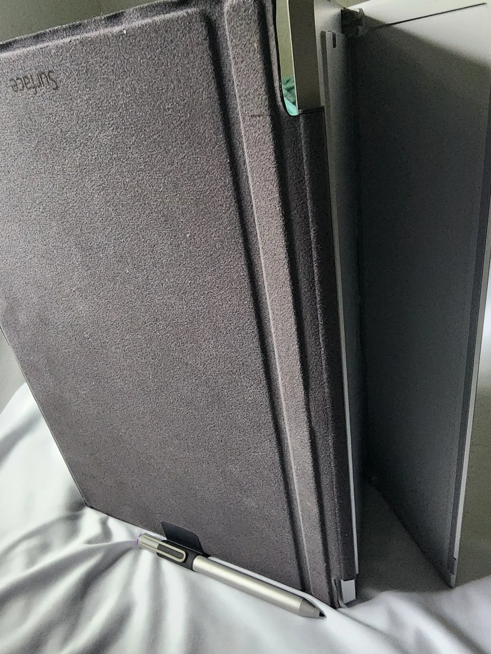 Windows Laptop with Black Keyboard and Touchpad